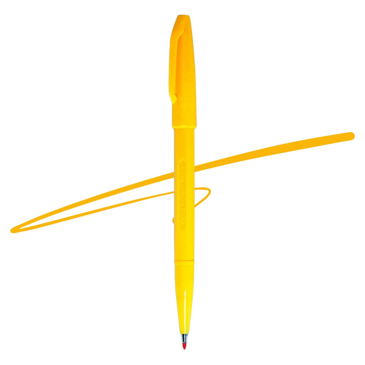 Marcador Sign Pen 2mm Amarelo - Pentel