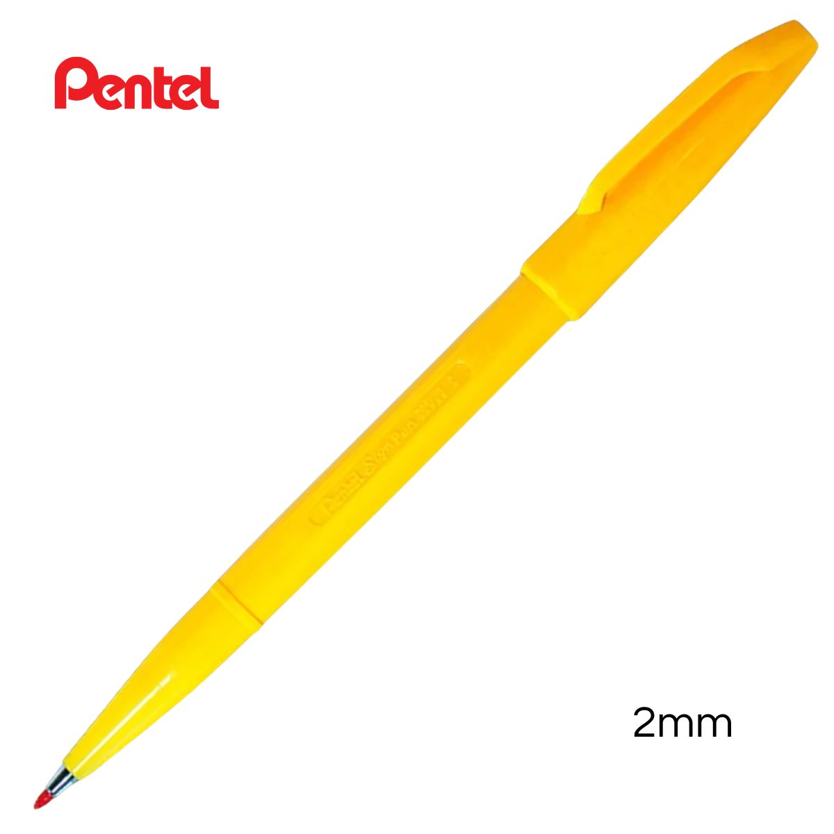 Marcador Sign Pen 2mm Amarelo - Pentel