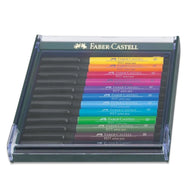 Estojo Caneta Pitt 12 Cores Intensas Faber-castell 267421