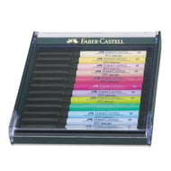 Estojo Caneta Pitt Tons Pastéis 12 Cores Faber-castell 267420