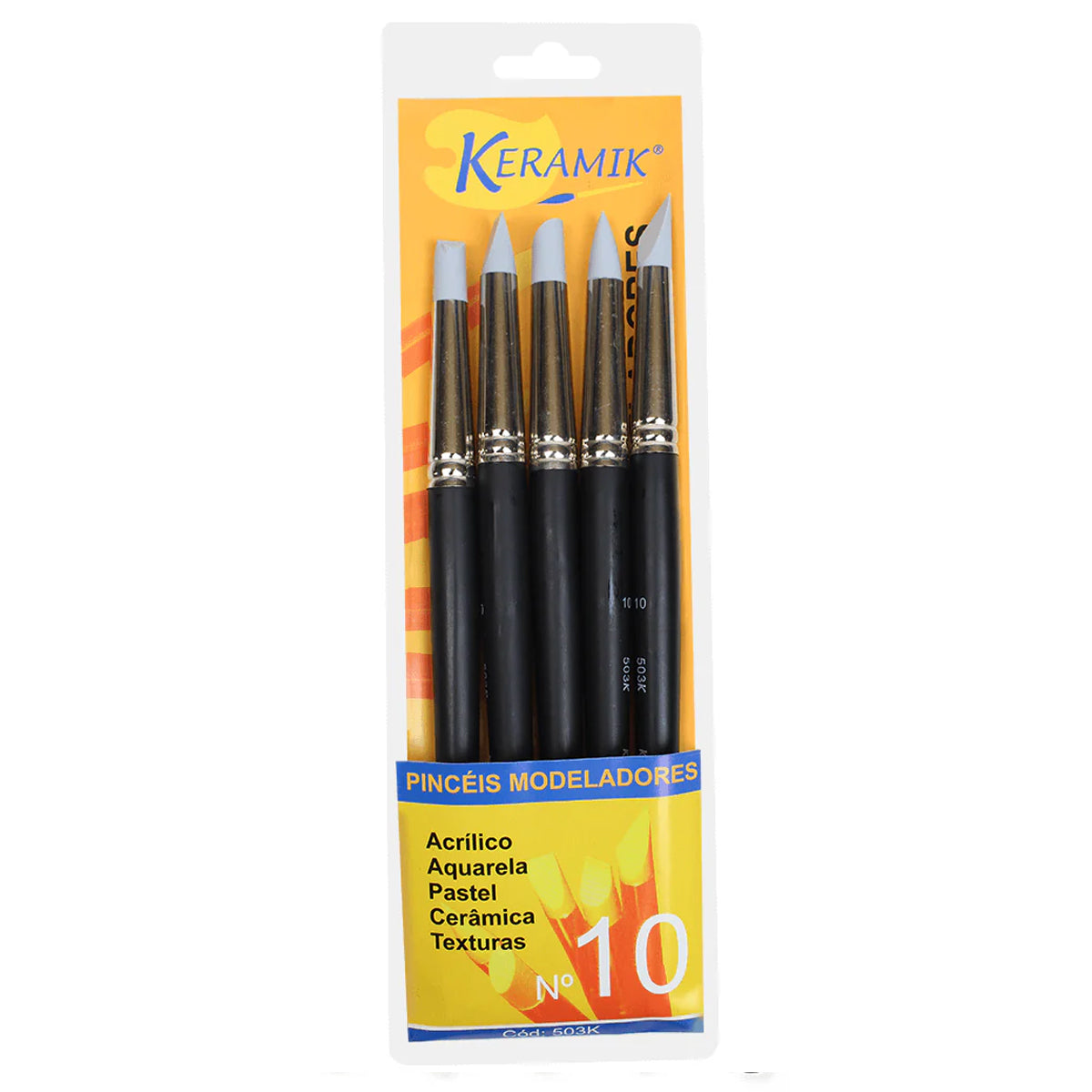 Kit Pincéis Modeladores N.10 - 11Mm