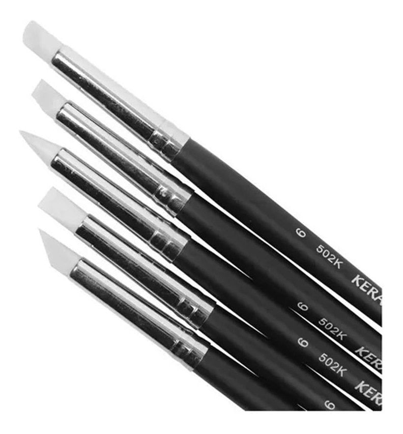Kit Pincéis Modeladores N.6 com 5 Unidades