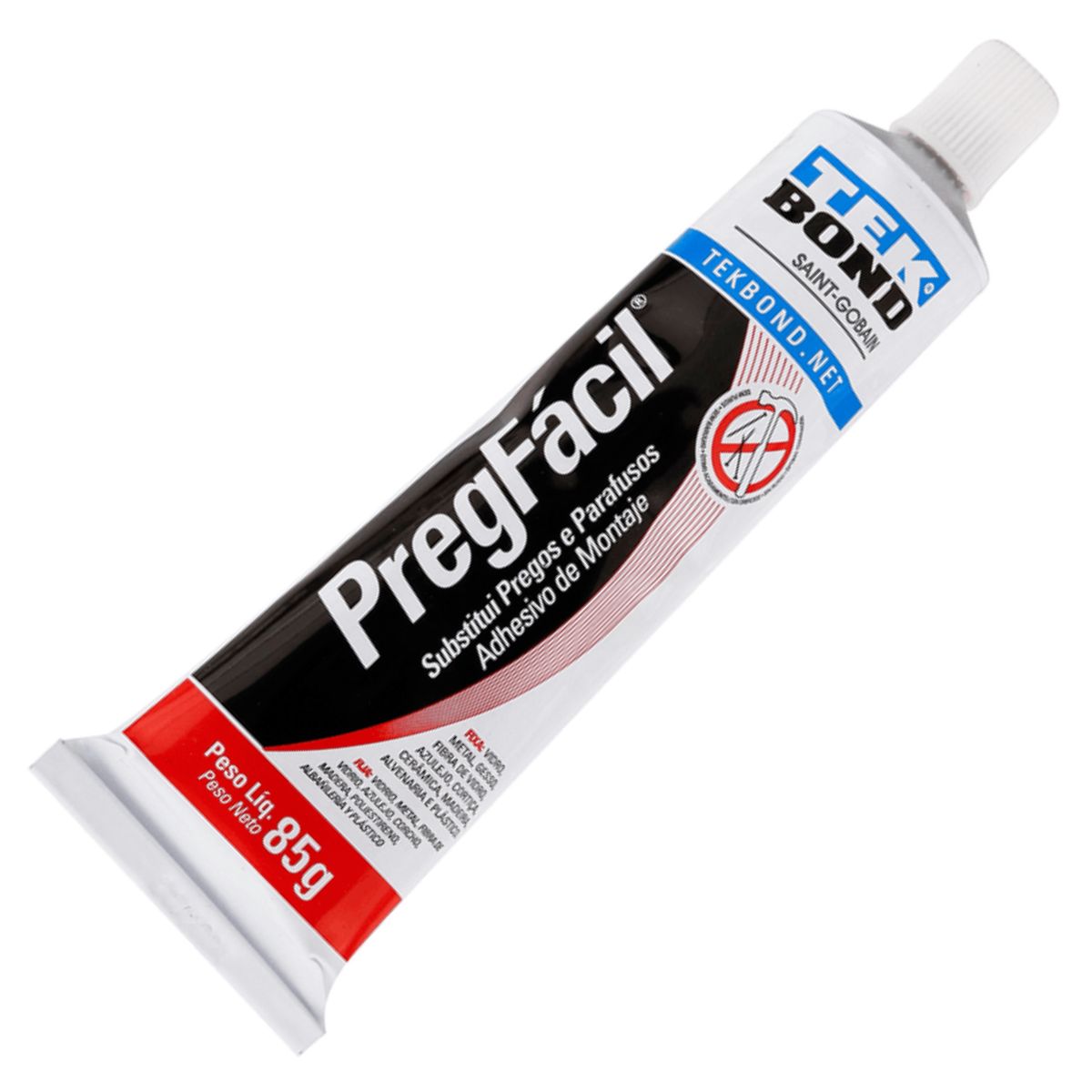 Cola Multiuso Preg Fácil Solvente Tekbond 85g Bege