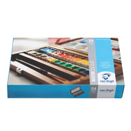 Estojo de Aquarela em Pastilhas Van Gogh com 24 Cores - Royal & Talens 20848624