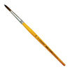 Pincel Artístico Redondo Natural Pônei 130 Nº 16 para Pintura Escolar, Óleo e Acrílica - Keramik