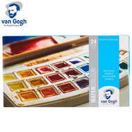 Estojo de Aquarela em Pastilhas Van Gogh com 24 Cores - Royal & Talens 20808624