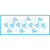 Stencil Pequeno Joaninhas 7x17cm para Pintura Decorativa e Artesanato Stp-0069 - Litoarte