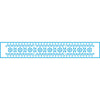 Stencil Barras Flores Ii 4x28cm para Pintura Decorativa e Artesanato Stb-020 - Litoarte