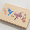 Stencil Opa 10x30cm - Borboleta, Pássaro e Abelhas - 1463