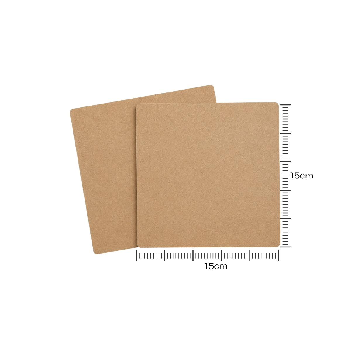Placa Mdf Cru 20x20cm 6mm