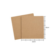 Placa Madeira Mdf Cru 20x20cm 6mm
