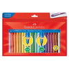 Estojo Canetinhas Vai e Vem 24 Cores - Faber-castell 15.0124Vvzf