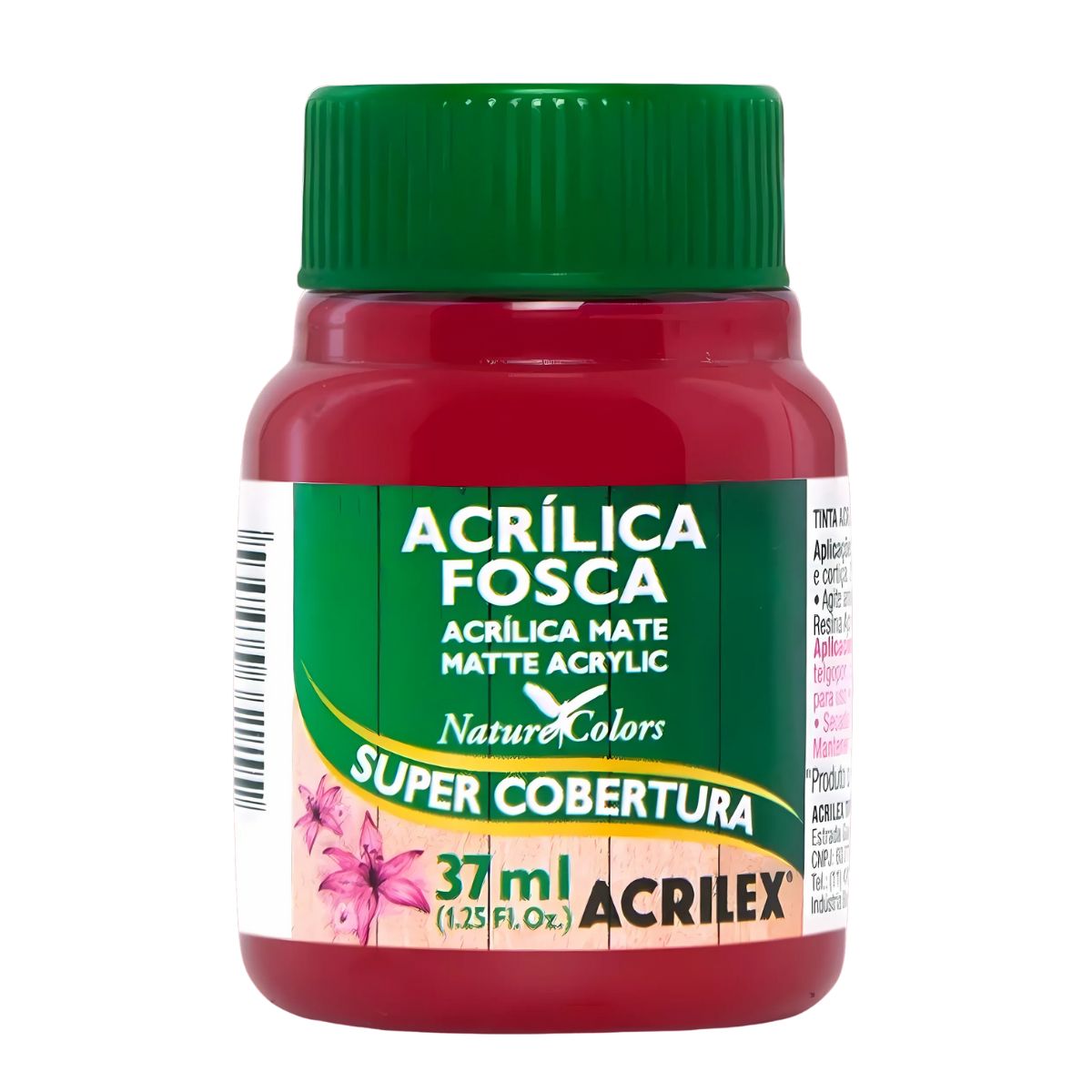 106674-tinta-acrilica-acrilex-fosca-37ml-508-vermelho-escarlate-312107
