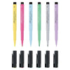 Estojo Caneta Pitt Brush Tons Pastéis 6 Cores Faber-castell 167163