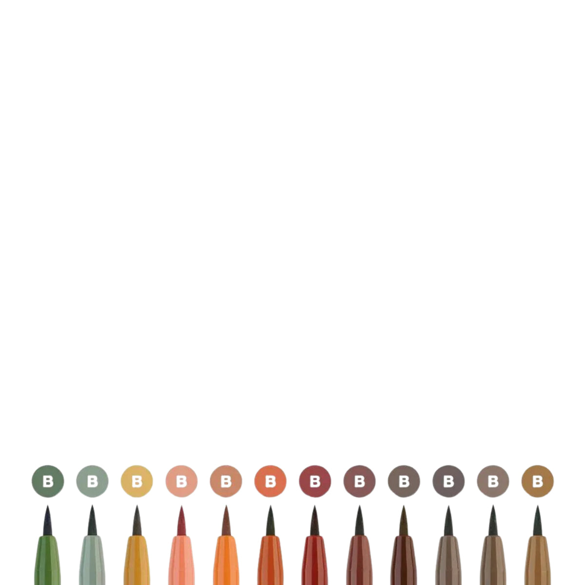 Estojo Caneta Pitt Tons de Outono 12 Cores Faber-castell 267422