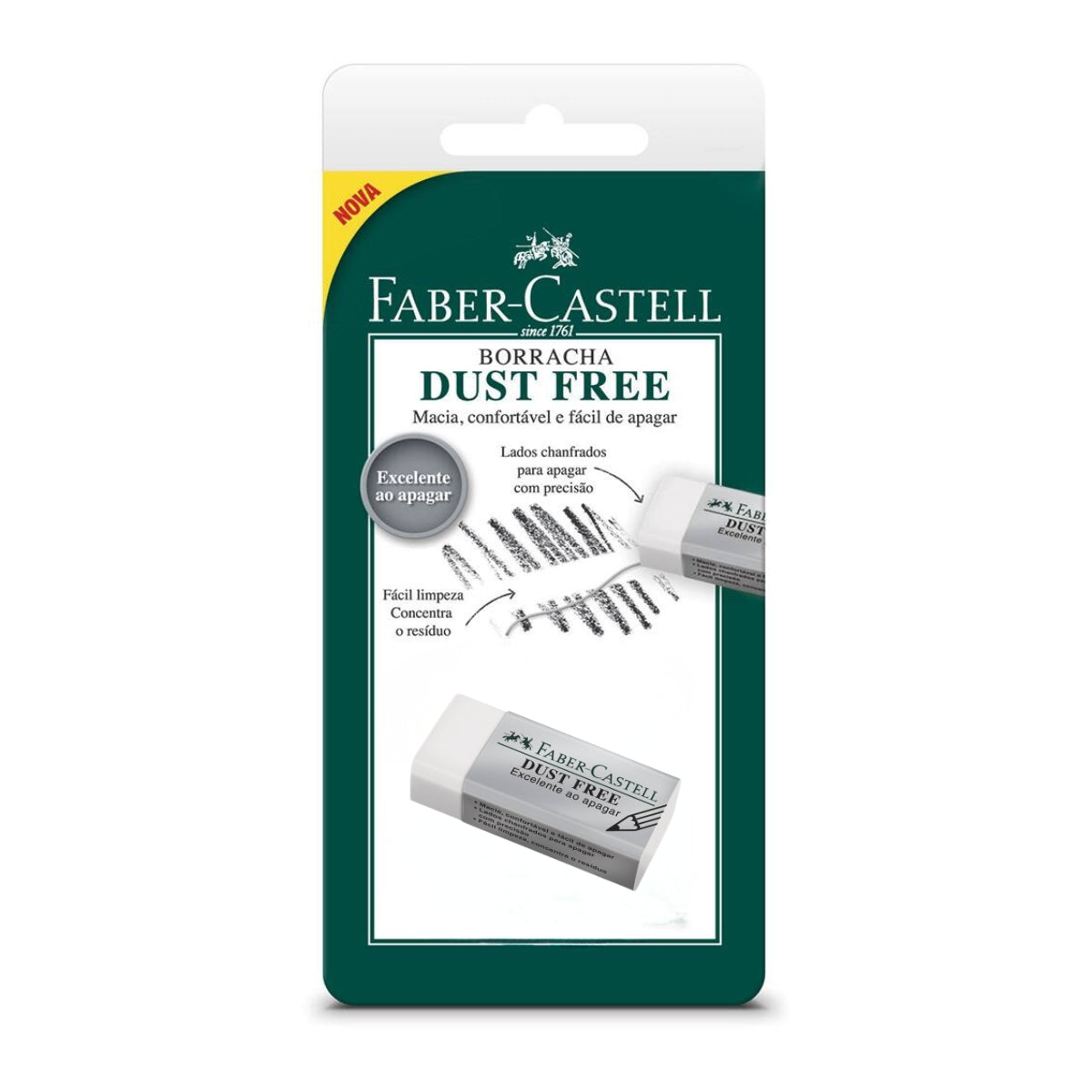 Borracha Dust Free Branca Faber-castell 187137
