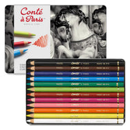 Estojo Lápis Pastel Seco Conté À Paris com 12 Cores