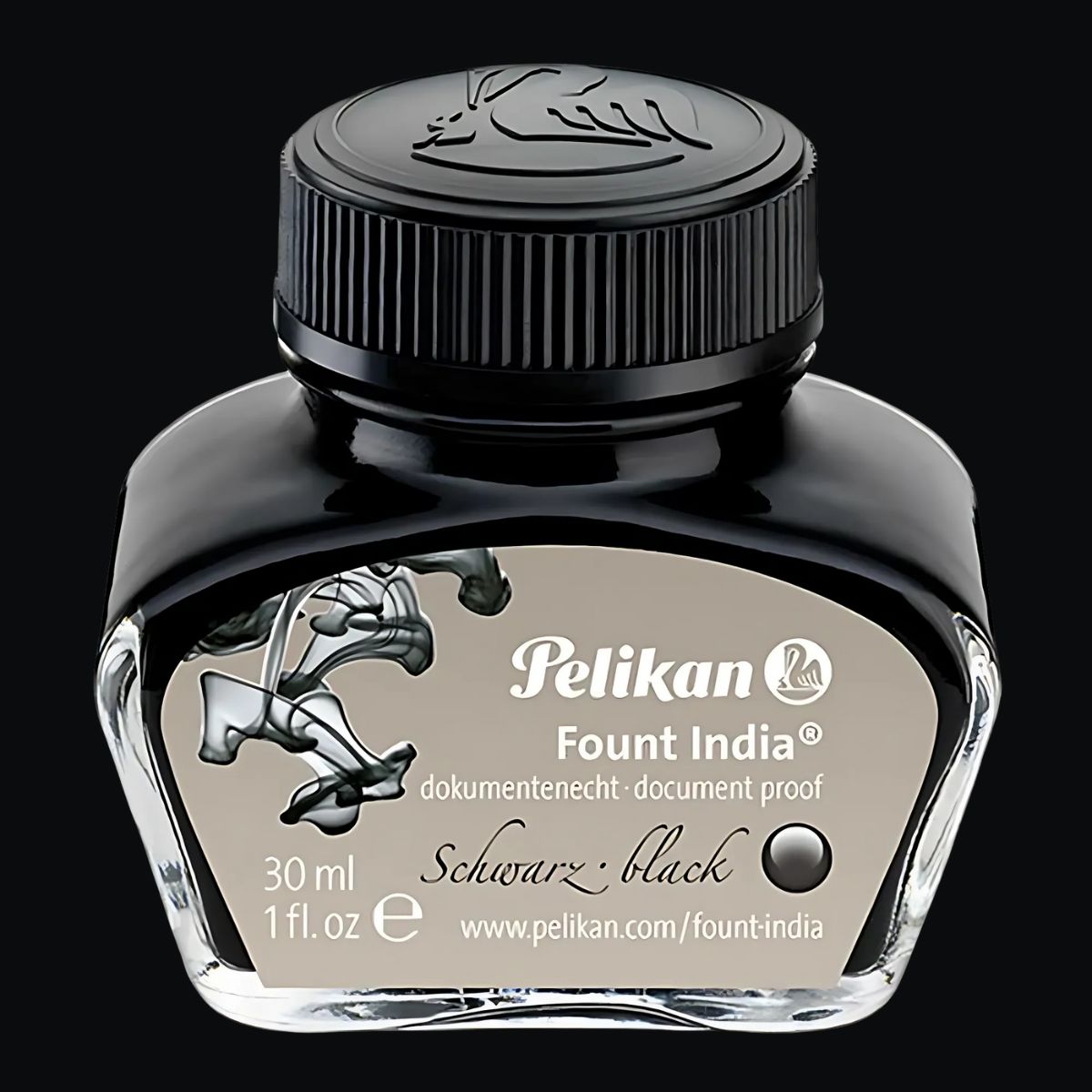 Tinta Nanquim Pelikan Fount India 30ml - Preto