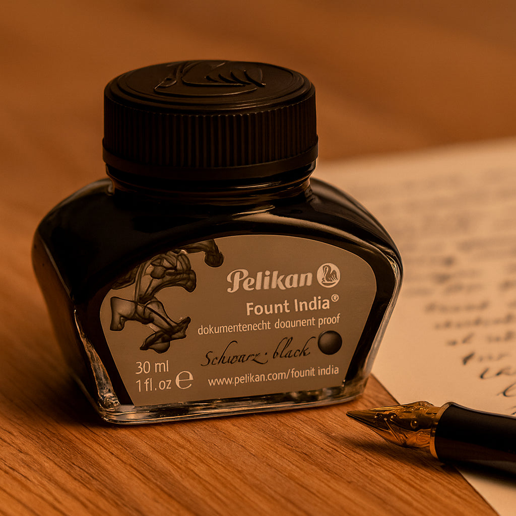 Tinta Nanquim Pelikan Fount India 30ml - Preto