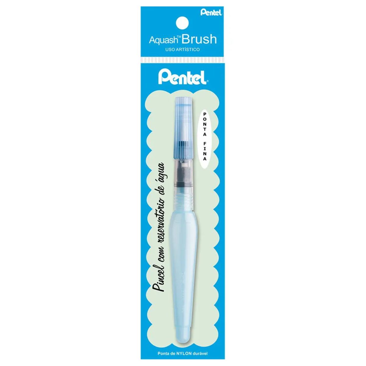 Pincel Aquash Brush com Reservatório Pentel Ponta Fina