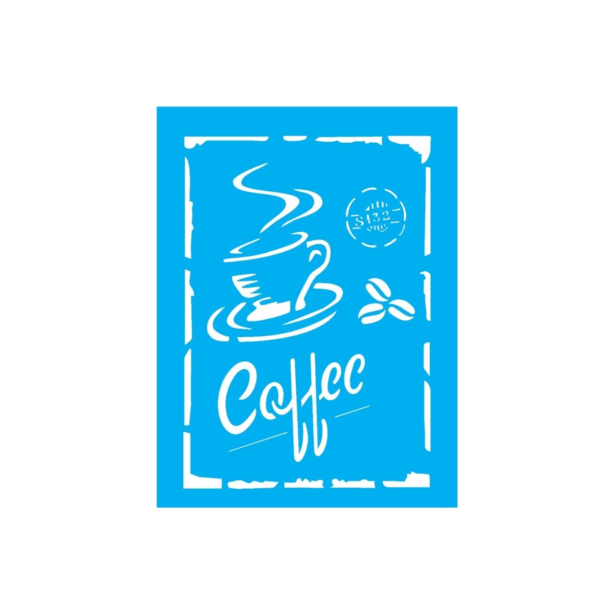 Stencil Opa 15x20cm - Coffee - 1753