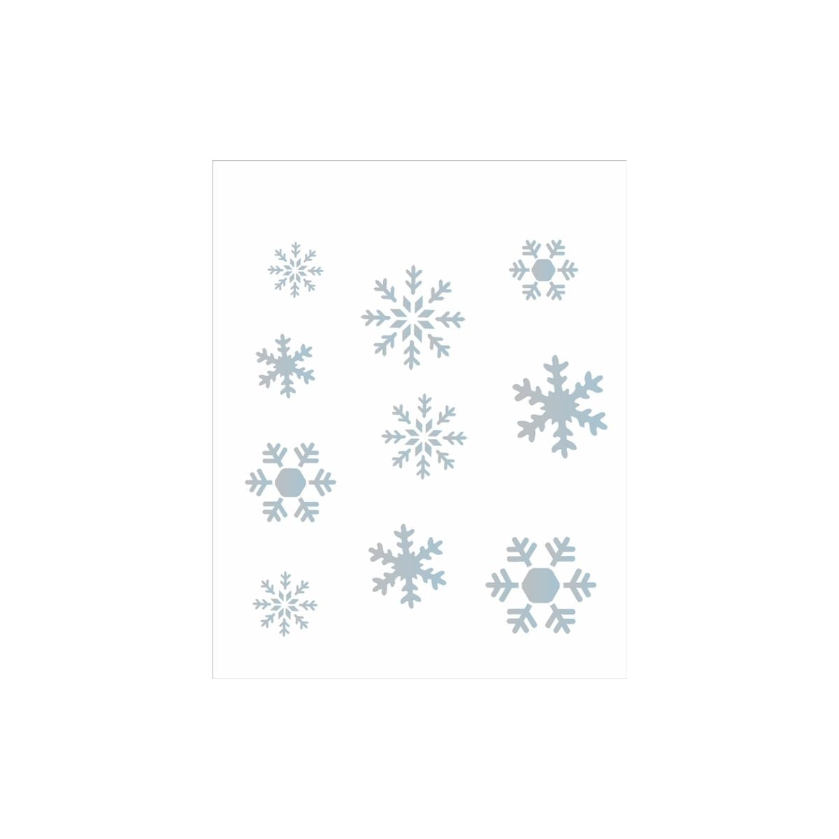 Stencil Opa 20x25cm - Flocos de Neve - 1786