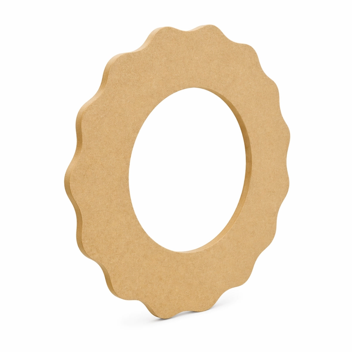 Guirlanda Ondulada 15cm Mdf Cru