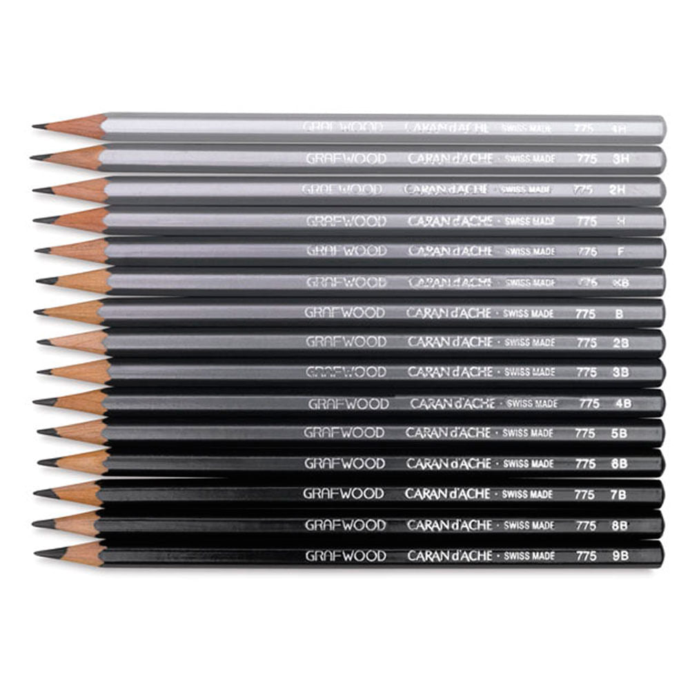 Estojo Desenho Graphite Caran D'ache Line Gift com 28 Peças