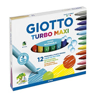 Estojo de Canetinha Giotto Turbo Maxi 12 Cores 076200sa