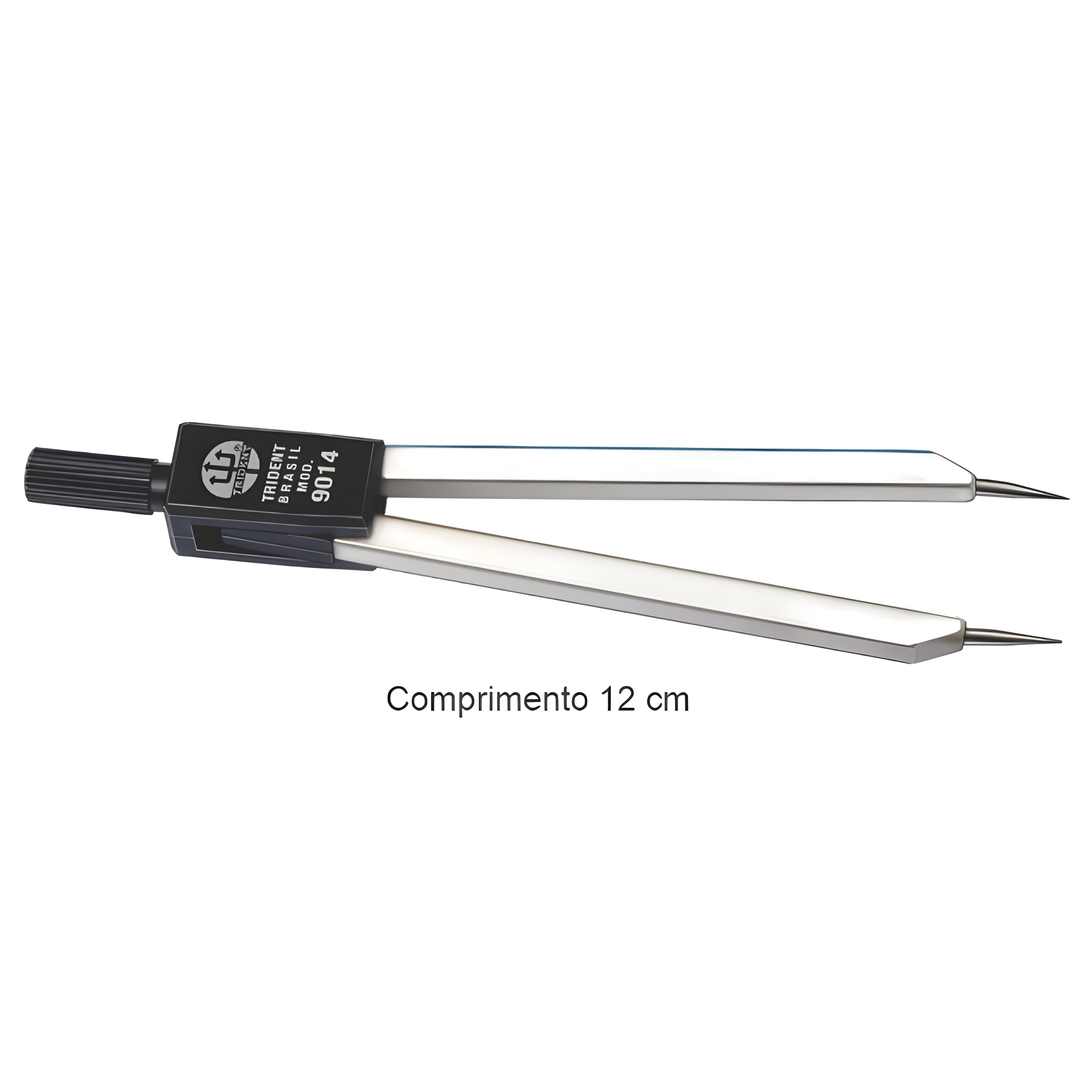 Compasso Técnico Compacto com Duas Pontas Secas Fixas Trident Mod 9014
