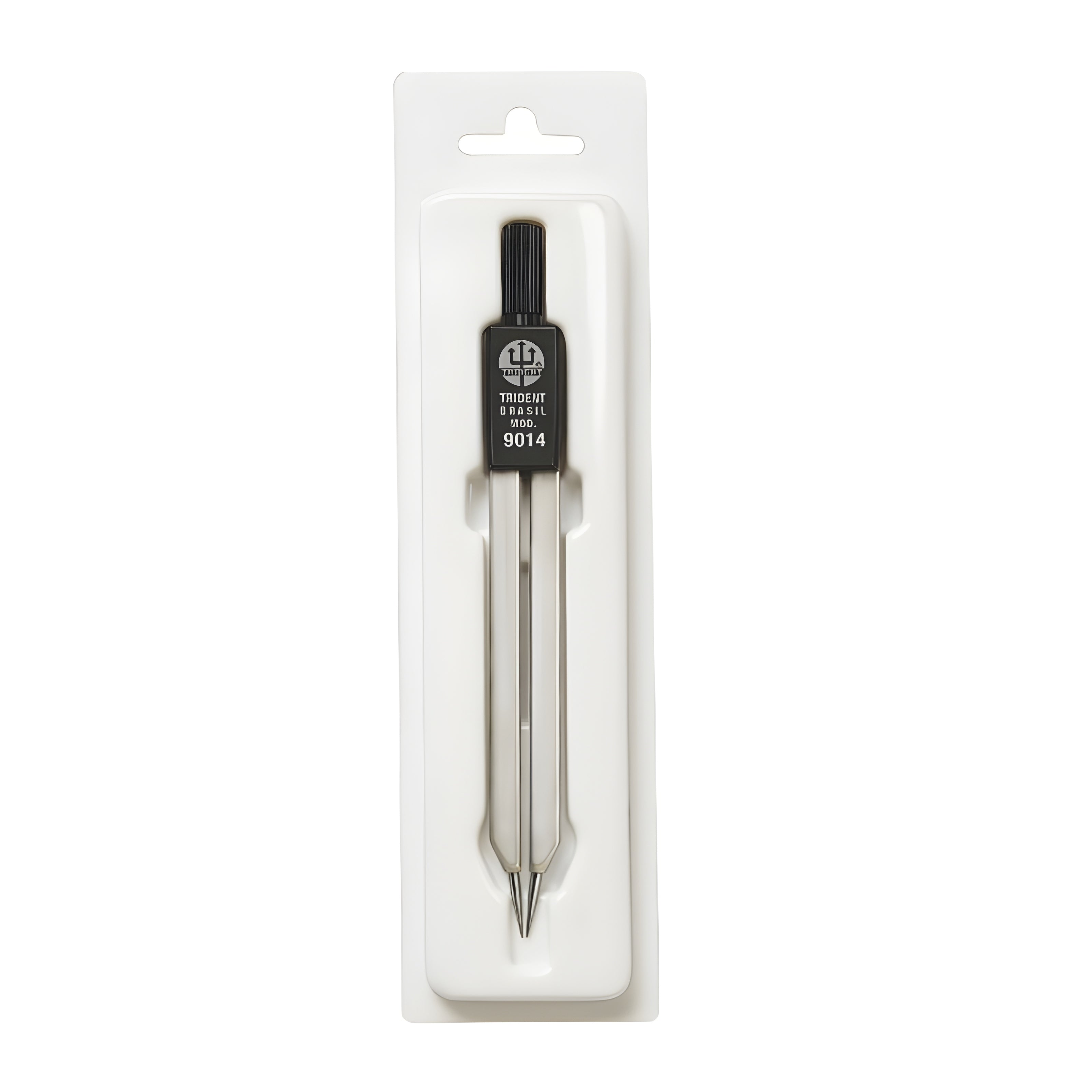 Compasso Técnico Compacto com Duas Pontas Secas Fixas Trident Mod 9014