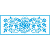 Stencil Pequeno Flor de Lotus 7x17cm para Pintura Decorativa e Artesanato Stp-043 - Litoarte