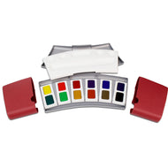Estojo Pastilha Aquarela Pelikan com 12 Cores