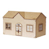 Casinha Mdf Cru Small sem Sacada W4028 - Woodplan