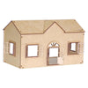 Casinha Mdf Cru Small sem Sacada W4028 - Woodplan