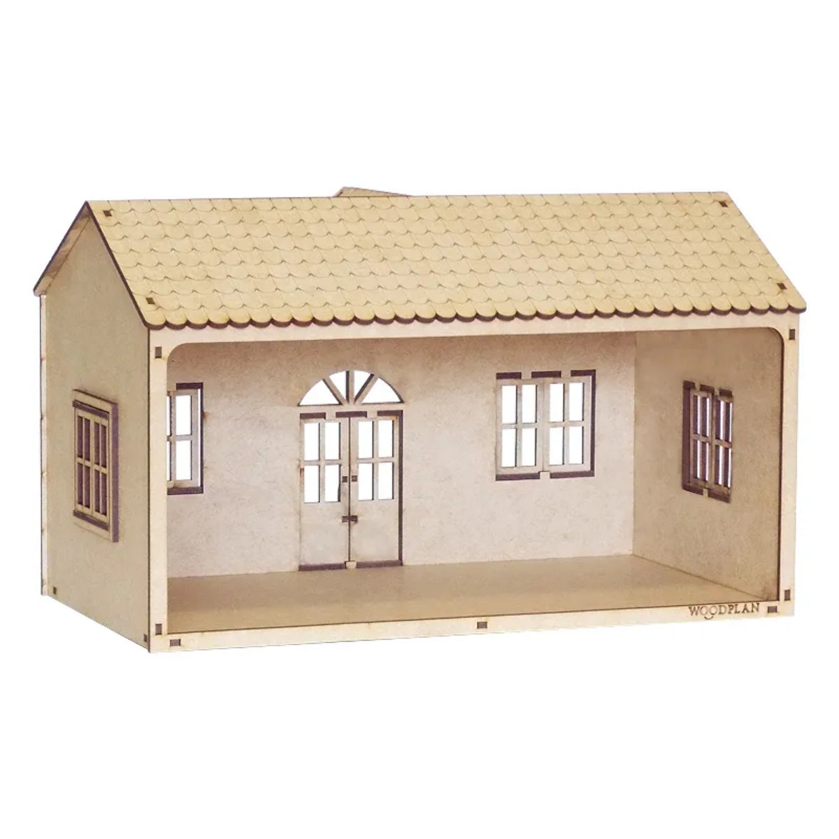 Casinha Mdf Cru Small sem Sacada W4028 - Woodplan