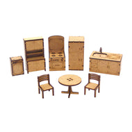 Kit Miniaturas Mdf Cru Cozinha K2006 - Woodplan