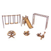 Kit Miniaturas Mdf Cru Parquinho K2008 - Woodplan