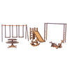 Kit Miniaturas Mdf Cru Parquinho K2008 - Woodplan