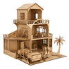 Kit Miniaturas Mdf Cru Casinha Tradicional W4003 - Woodplan