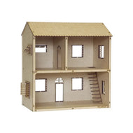 Casinha Mdf Cru Mini Mini W4006 - Woodplan