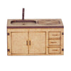 Miniatura Mdf Cru Pia Cozinha M1016 - Woodplan