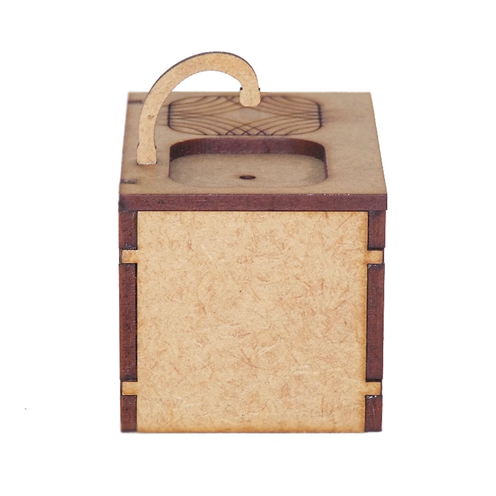Miniatura Mdf Cru Pia Cozinha M1016 - Woodplan