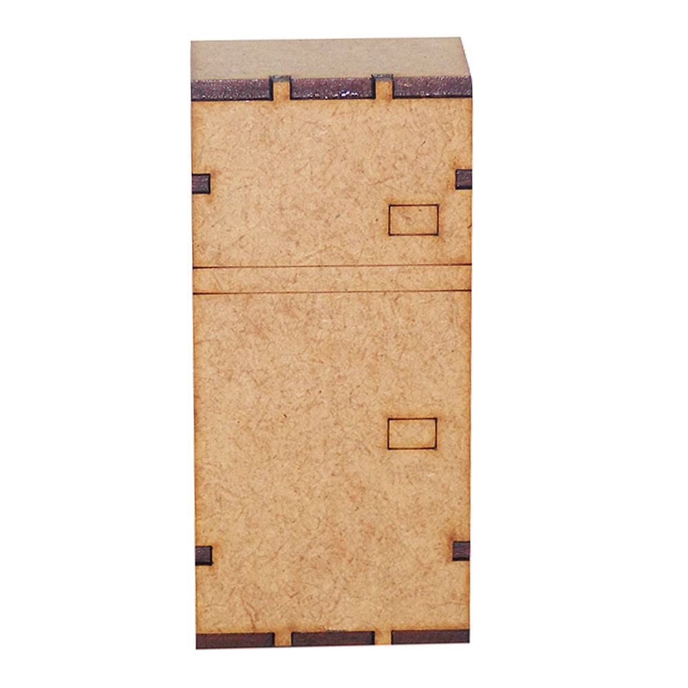 Miniatura Mdf Cru Geladeira M1013 - Woodplan