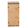 Miniatura Mdf Cru Geladeira M1013 - Woodplan