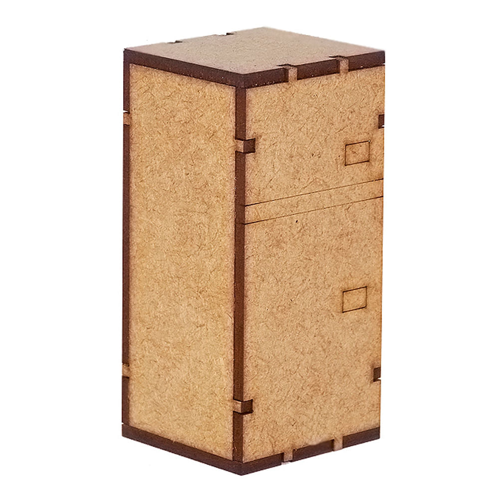 Miniatura Mdf Cru Geladeira M1013 - Woodplan