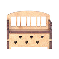 Miniatura Mdf Cru Sofá Baú M1035 - Woodplan