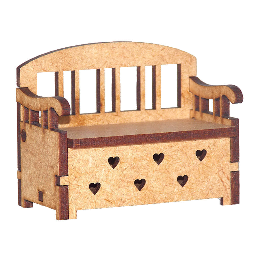 Miniatura Mdf Cru Sofá Baú M1035 - Woodplan