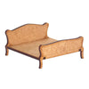 Miniatura Mdf Cru Cama de Casal 4,8x7,5x7,2cm M1029 - Woodplan