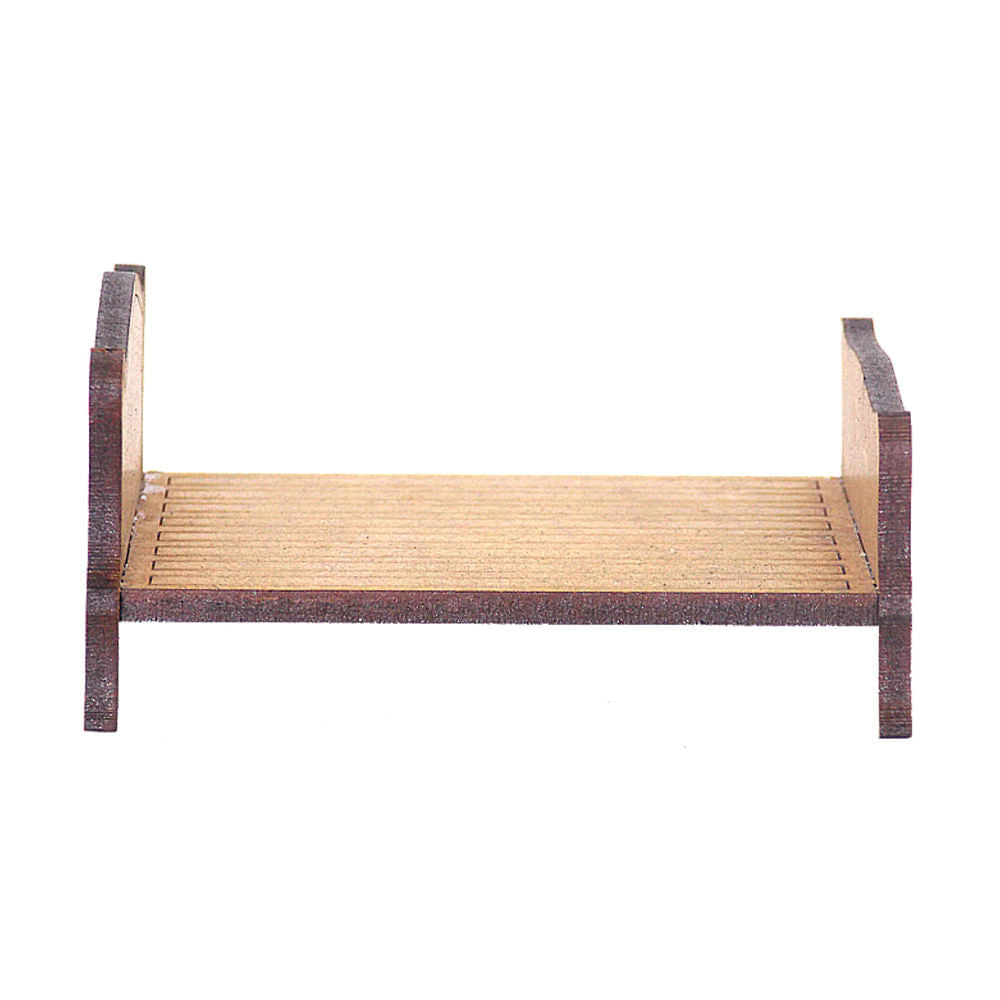 Miniatura Mdf Cru Cama de Casal 4,8x7,5x7,2cm M1029 - Woodplan